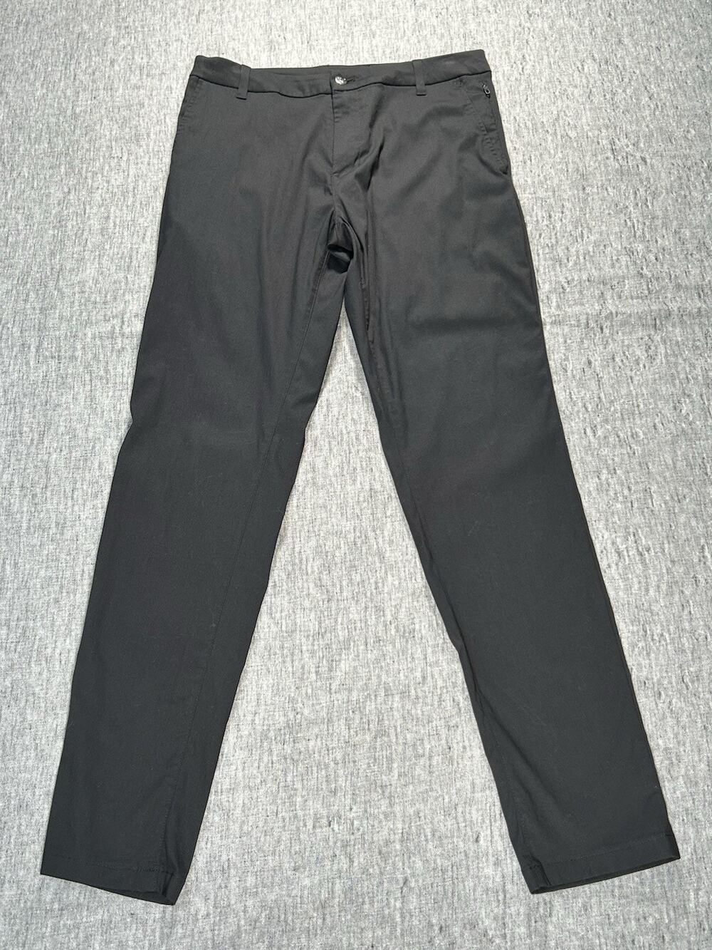 Birddogs Pants Mens 32x32 Black Unlined Performance Stretch Athleisure Chinos